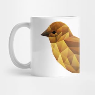 Low Poly Brown Bird Mug